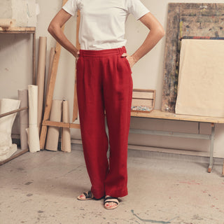 Lava Falls Linen Willow Trousers 2