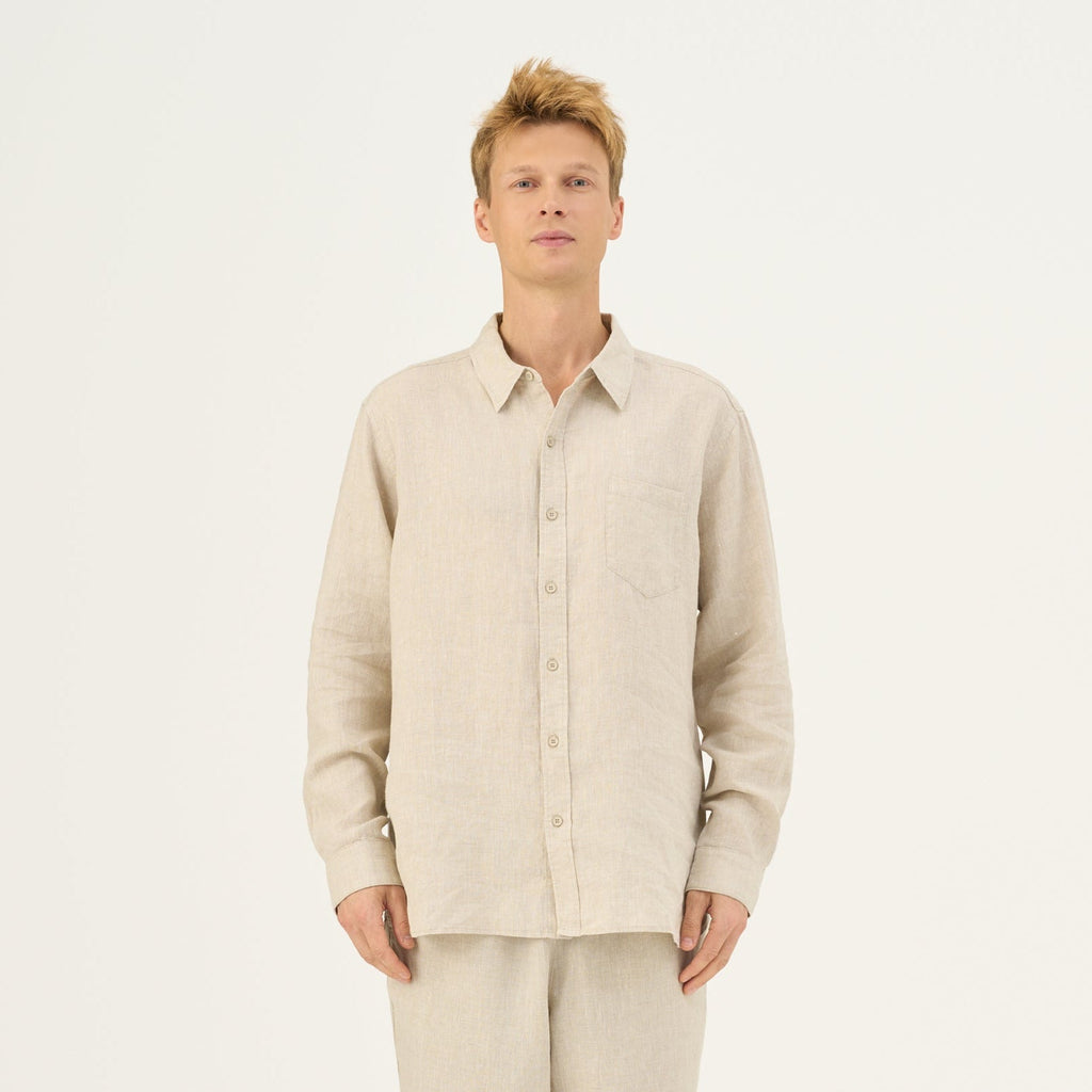 Melange Linen Larch Shirt