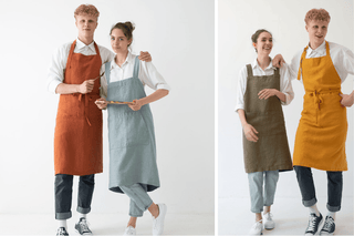LINEN APRON: YOUR NUMBER ONE KITCHEN LINEN ITEM - Linen Tales 