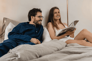 SLEEPLESS NIGHT REMEDY – LINEN PAJAMA SET - Linen Tales Global 