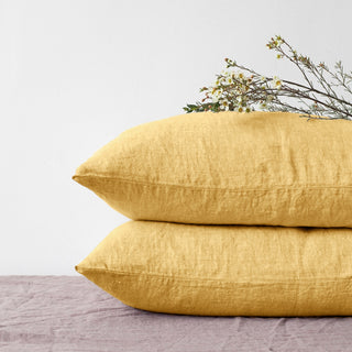 Butter Linen Pillowcase 