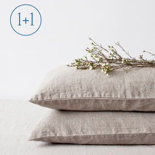 Natural Linen Pillowcase 