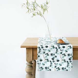 Eucalyptus Linen Table Runner 