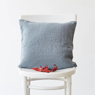 Blue Fog Linen Cushion Cover 