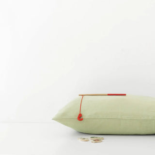 Kids Sage Linen Pillowcase 