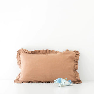 Kids Cafe Creme Linen Pillowcase 