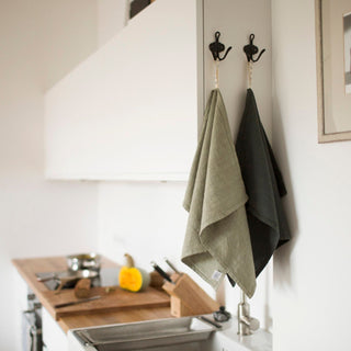 Sage Linen Kitchen Towel 2