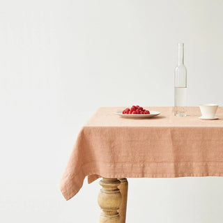 Cafe Creme Linen Tablecloth 