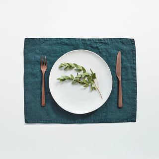 Deep Water Linen Placemat 