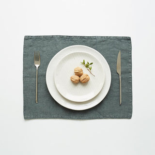 Forest Green Linen Placemat 