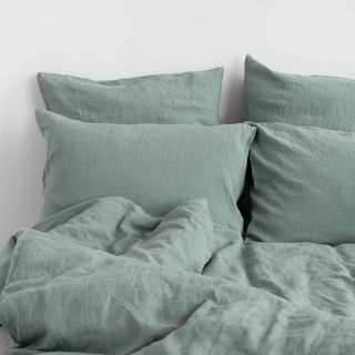 Green Milieu Duvet Cover 