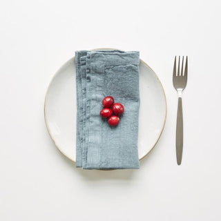 Blue Fog Linen Napkins Set of 2 