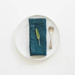 Deep Water Linen Napkins Set of 2 