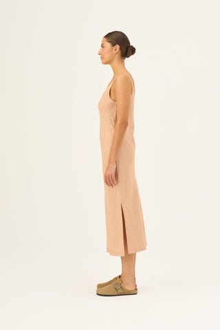 Maple Sugar Linen Chamomile Dress 3