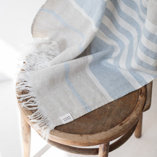 Allure Stripe Linen Beach Towel 6