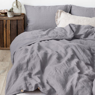 Ash Linen Duvet Cover Set 6