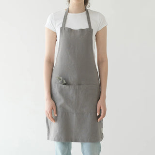 Ash Linen Daily Apron 