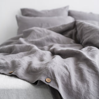 Ash Linen Duvet Cover Set 4