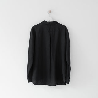 Black Linen Larch Shirt 4