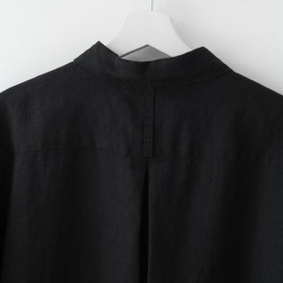 Black Linen Larch Shirt 6