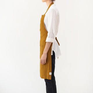 Bronze Linen Daily Apron 2