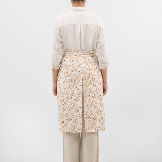 Fall Watercolor Linen Garcon Apron 3
