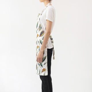 Golden Fall Linen Daily Apron 3