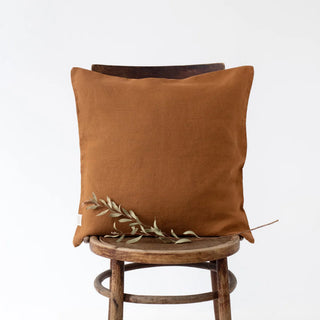 Hazelnut Linen Cushion Cover 