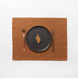 Hazelnut Linen Placemat 