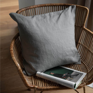 Khaki Linen Cushion Cover 2