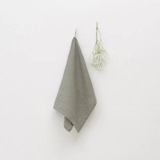 Khaki Linen Kitchen Towel 