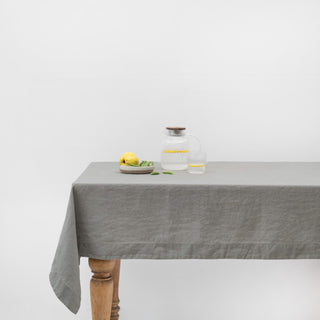 Khaki Linen Tablecloth 2