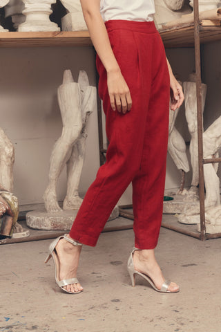 Lava Falls Linen Gladiolus Trousers 2