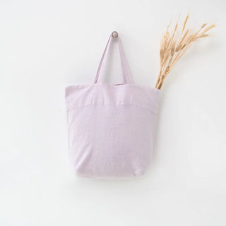 Lavender Fog Linen Big Bag 