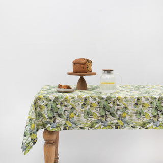 Lotus Linen Tablecloth 2