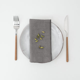 Stone Linen Napkins Set of 2 1