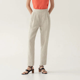 Melange Linen Gladiolus Trousers 