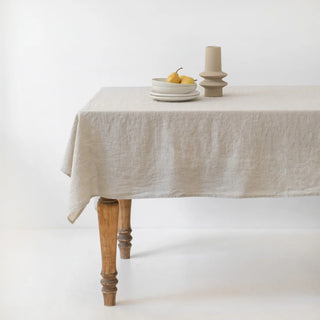 Melange Lightweight Linen Tablecloth 