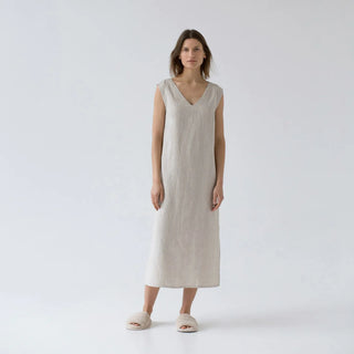 Melange Linen Nasturtium Nightdress 