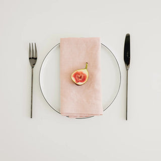 Misty Rose Linen Napkins Set of 2 