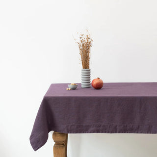 Montana Grape Linen Tablecloth 