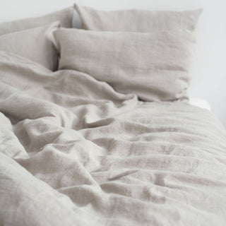 Natural Linen Duvet Cover Set 5