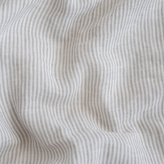 Natural Stripes Linen Duvet Cover Set 5