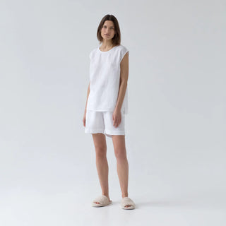 Optical White Linen Verbena Pyjama Set 