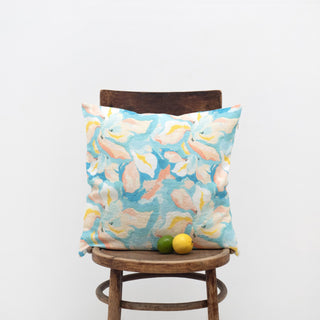 Pastel Iris Linen Cushion Cover 1