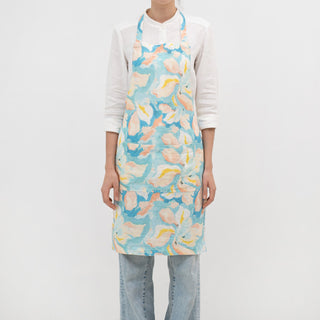 Pastel Iris Linen Daily Apron 1