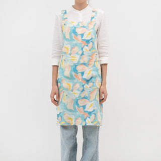 Pastel Iris Linen Crossback Apron 1