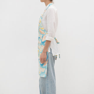 Pastel Iris Linen Daily Apron 2