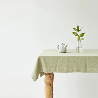 Sage Linen Tablecloth 