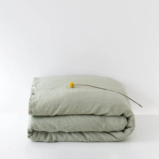 Sage Linen Duvet Cover 